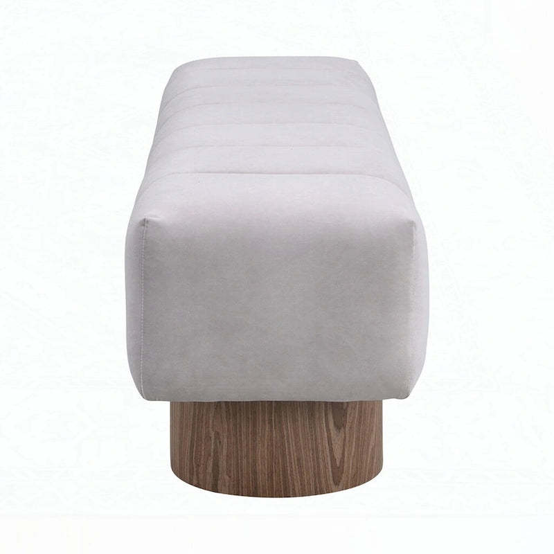 No-Assembly End of Bed Entryway Bench Ottoman