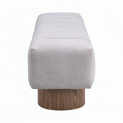 No-Assembly End of Bed Entryway Bench Ottoman