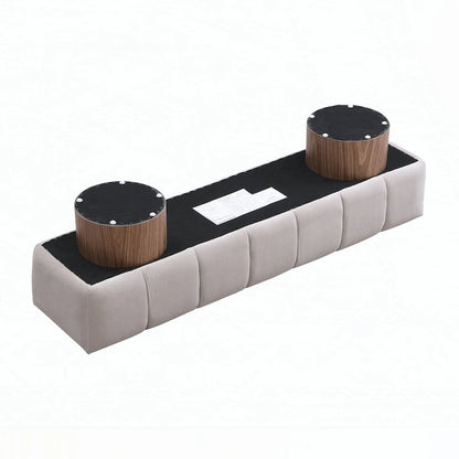 No-Assembly End of Bed Entryway Bench Ottoman