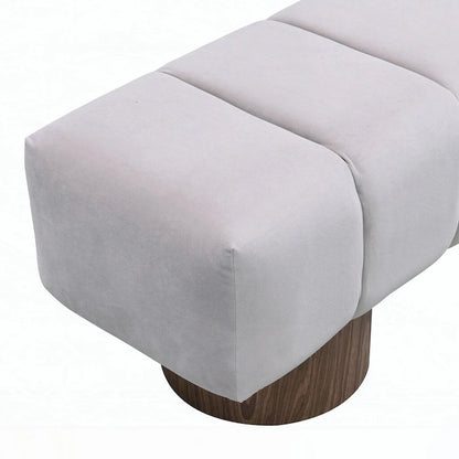 No-Assembly End of Bed Entryway Bench Ottoman