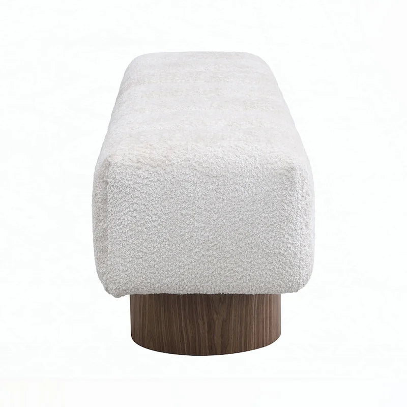 No-Assembly End of Bed Entryway Bench Ottoman