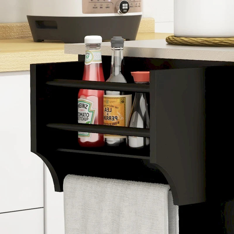 Kitchen Island With Storage(no include stool)