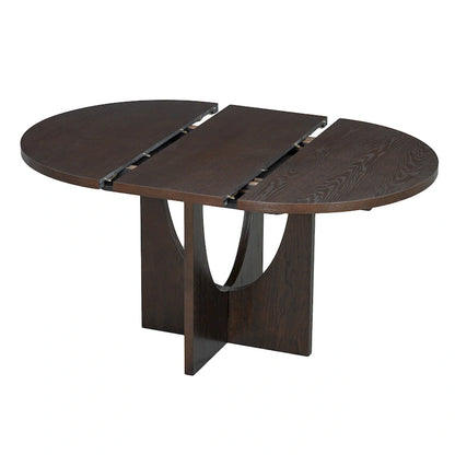 5-Piece Modern Dining Set with Round Table & Chairs