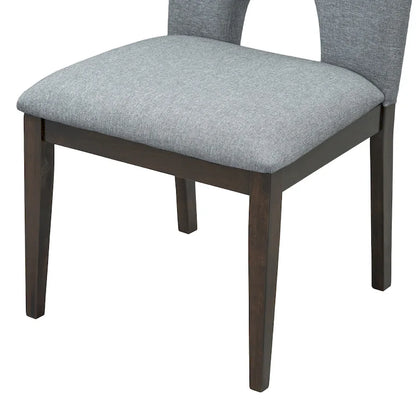 5-Piece Modern Dining Set with Round Table & Chairs