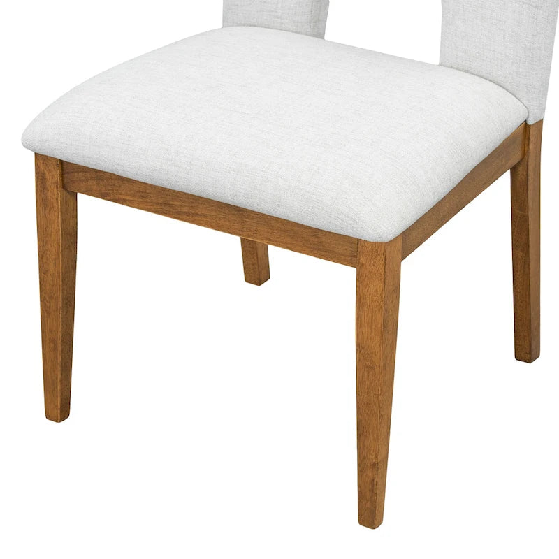 5-Piece Modern Dining Set with Round Table & Chairs