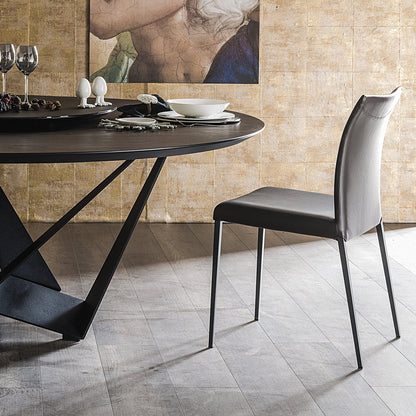 Cattelan Italia Anna - Dining Chair In Soft Leather