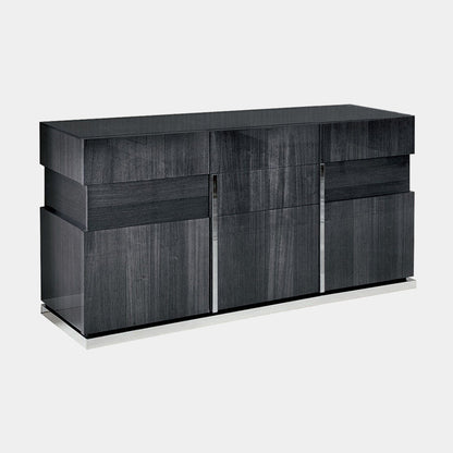 Antibes - Small Sideboard, Grey High Gloss