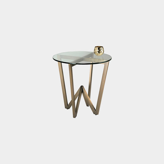 Reflex - Side Table, Bronzed Frame