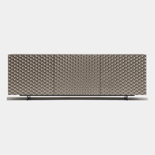 Cattelan Italia Royalton - 3 Door Sideboard, Titanium