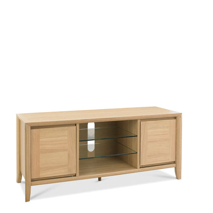 Bremen - Entertainment Unit With Oak Finish