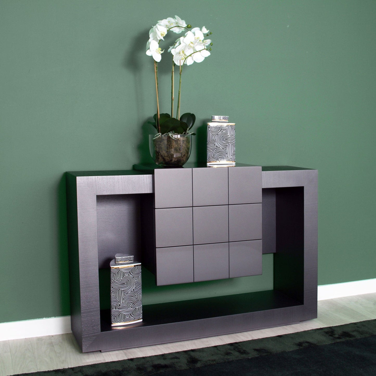 Pizarra - Small Console Table, High Gloss