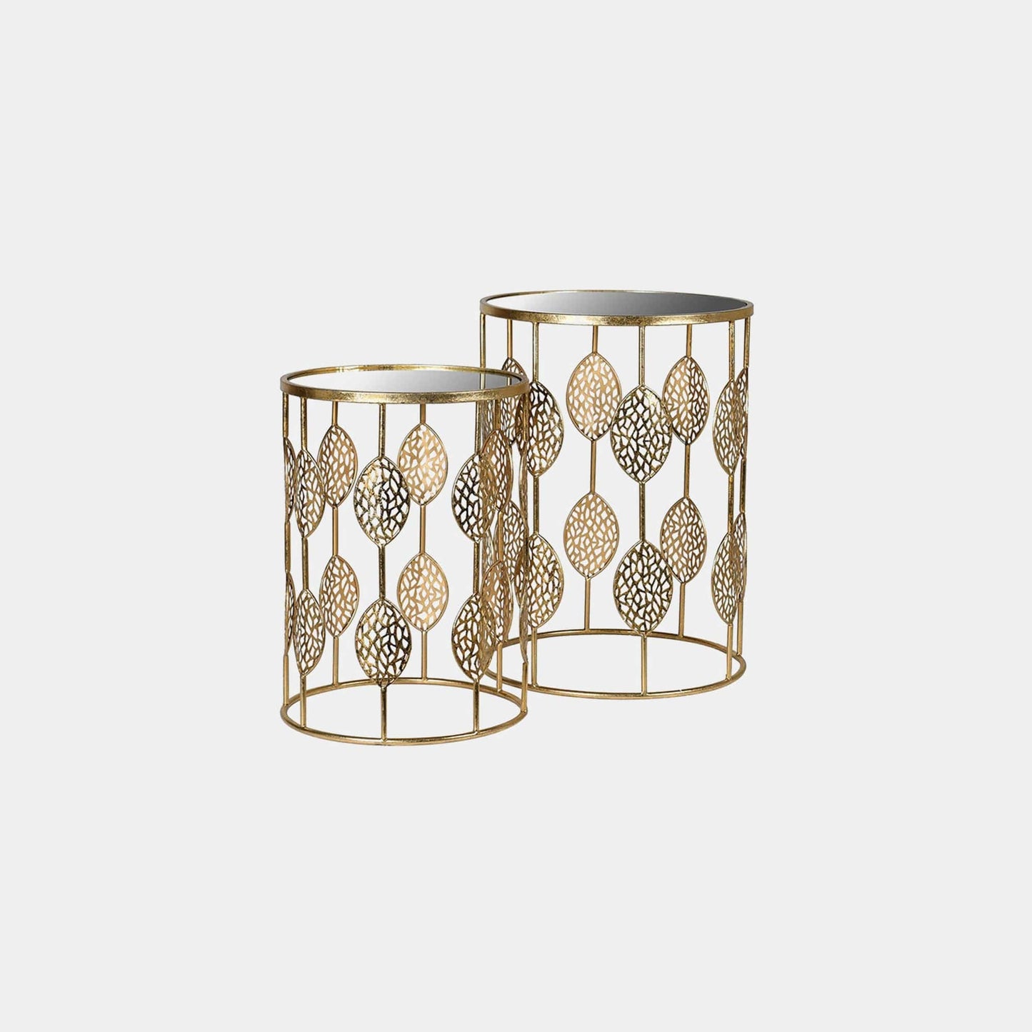 Ohio - Set of 2 Side Tables, Gold