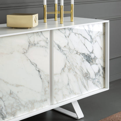 Calligaris Secret - 3 Door Sideboard In Ceramic