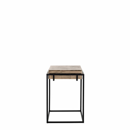 Fairway - End Table, Champagne Finish