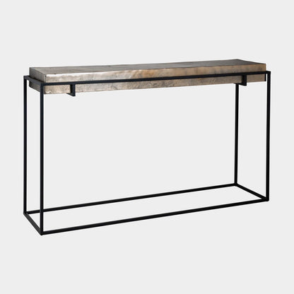 Fairway - Console Table, Champagne Finish