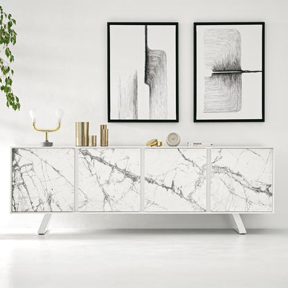 Calligaris Secret - 4 Door Sideboard In Ceramic