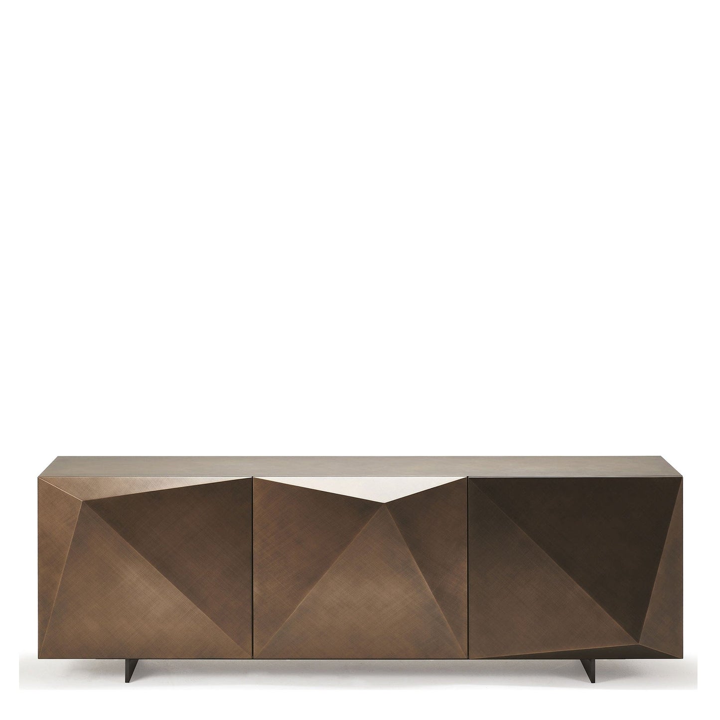 Cattelan Italia Kayak - 3 Door Sideboard In Brushed Bronze