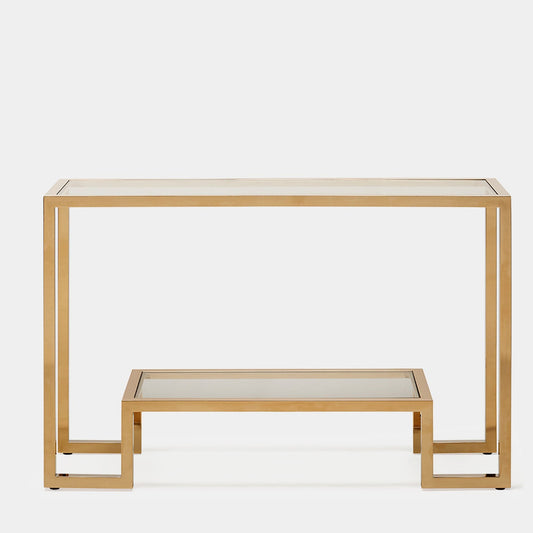 Frame - Console Table, Champagne Finish