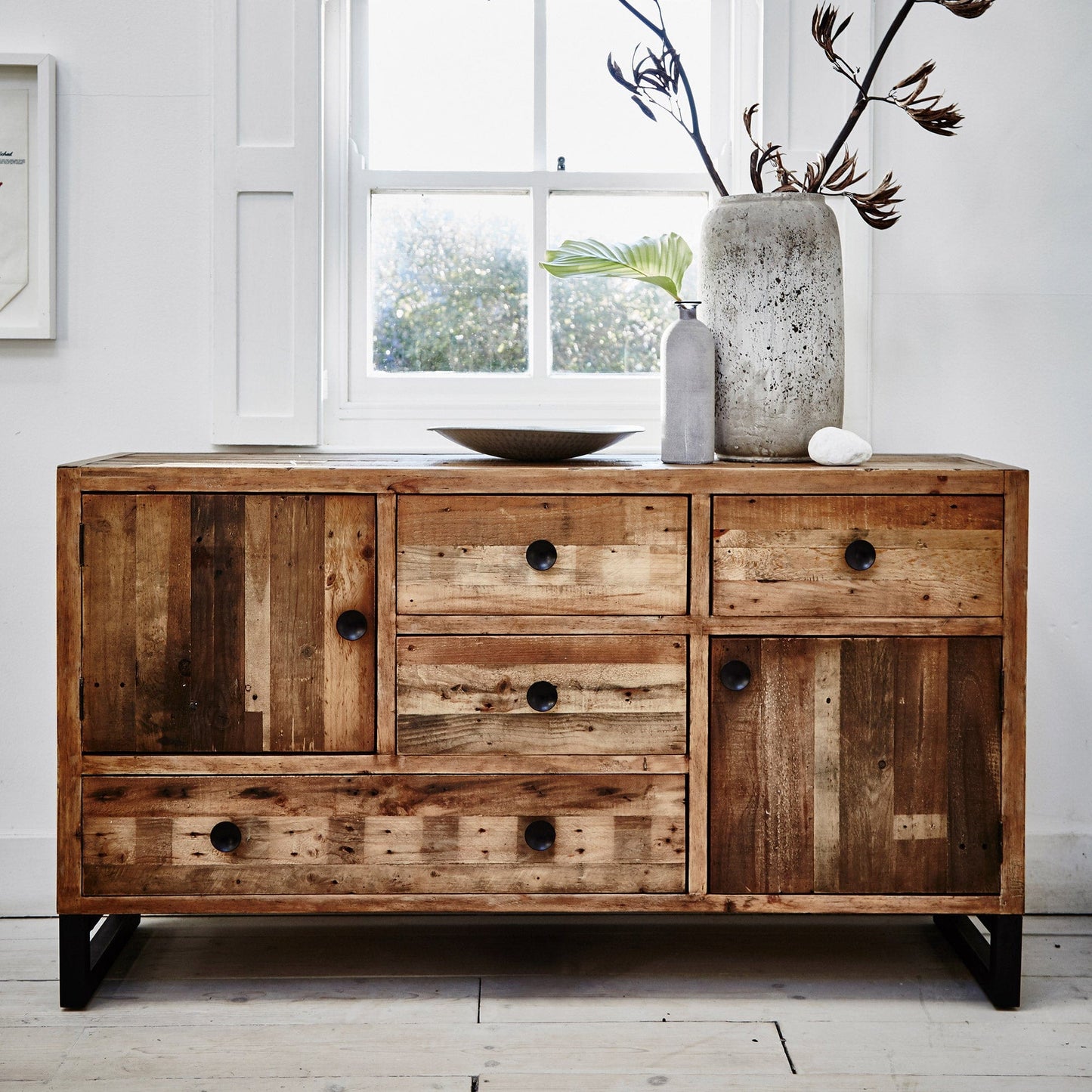 Delta - Wide Sideboard, Rustic