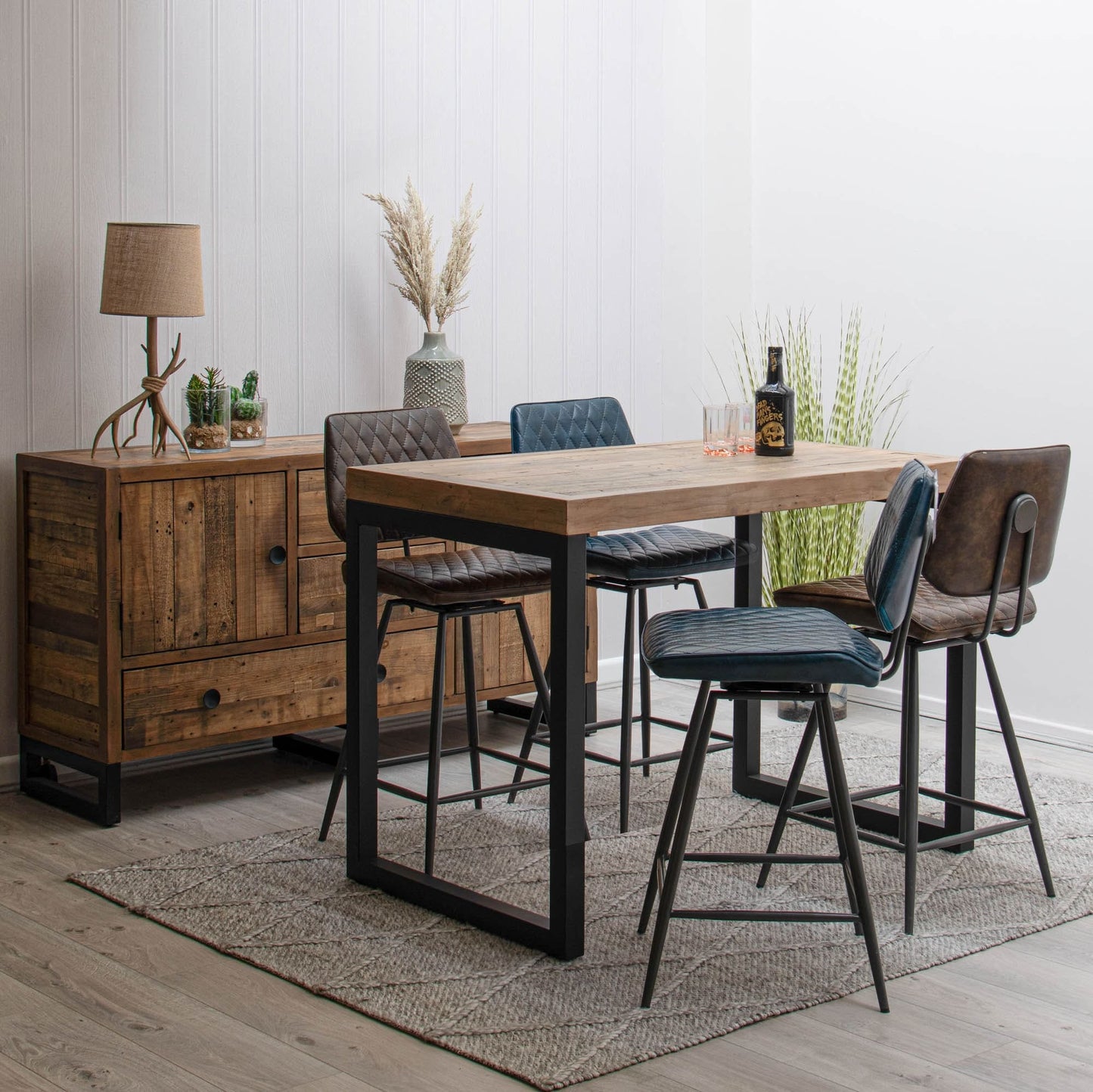 Delta - Bar Table, Rustic