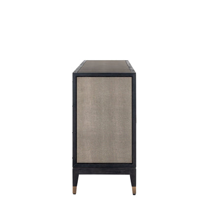 Ridgeville - Sideboard, Matte Gold 4 Door