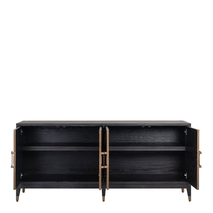 Ridgeville - Sideboard, Matte Gold 4 Door