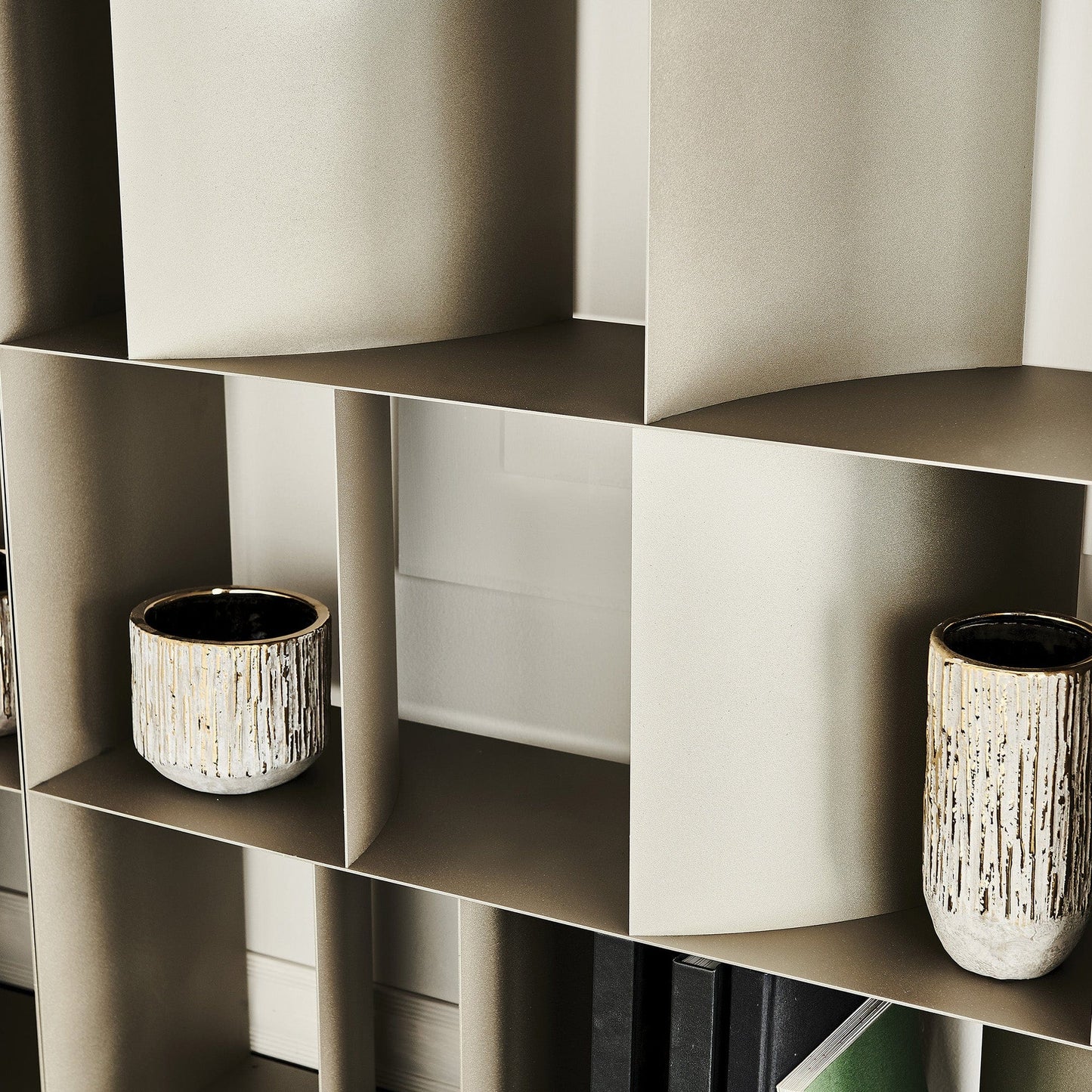 Cattelan Italia Nautilus - Bookcase In GFM11 Titanium