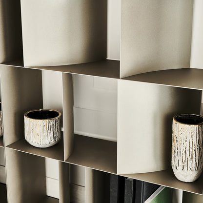 Cattelan Italia Nautilus - Bookcase In GFM11 Titanium