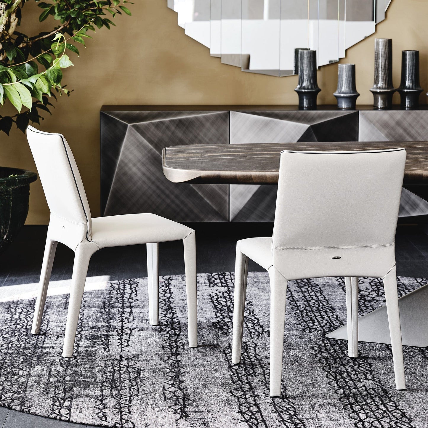 Cattelan Italia Penelope - Dining Chair In Soft Leather