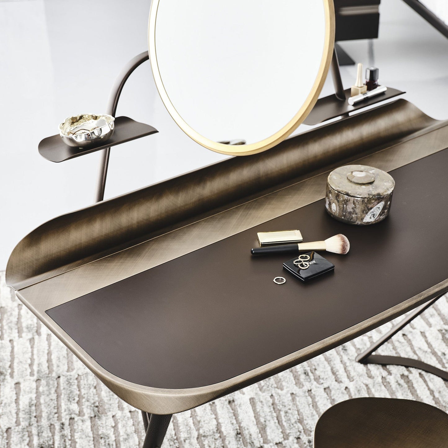 Cattelan Italia Cocoon Trousse - Desk In Leather