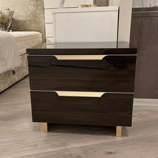 Sahara - Mini Night Table In Dark Walnut - Item As Pictured