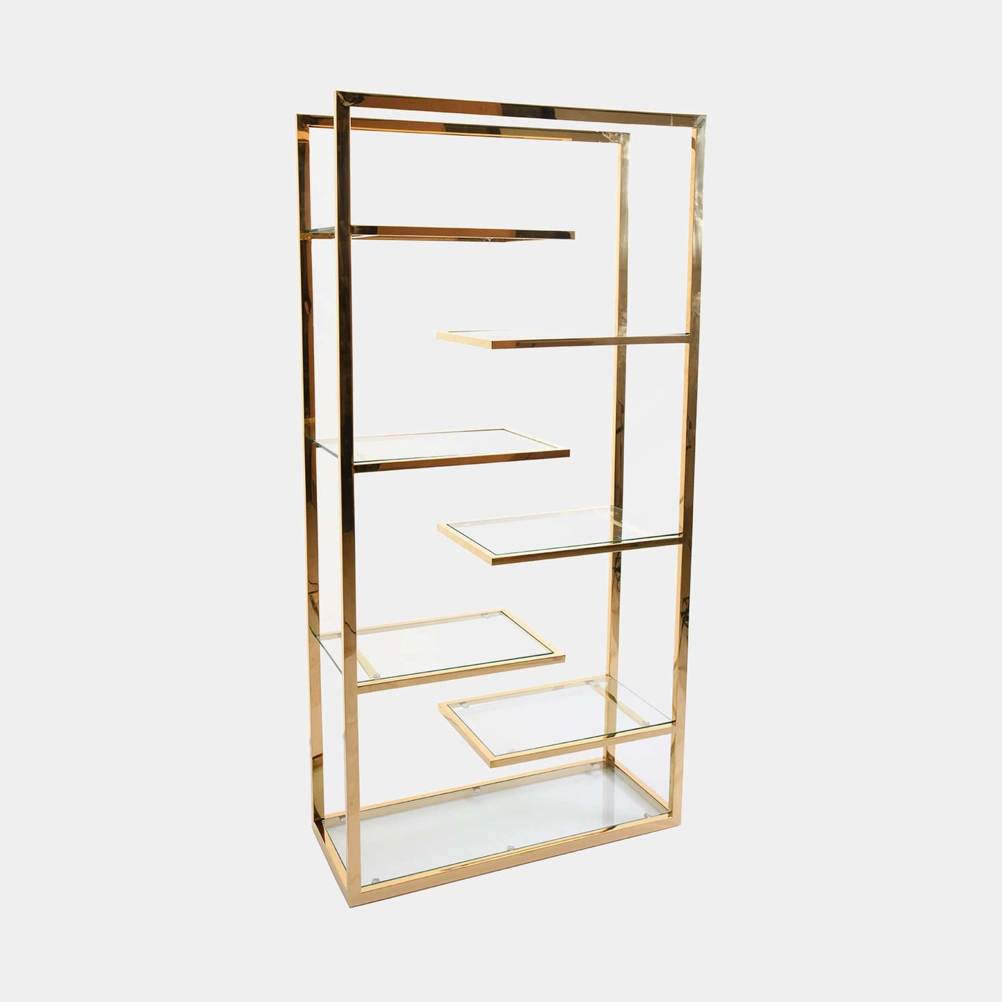 Auric - Display Cabinet, Gold Frame