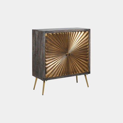 Radiance - Small Sideboard, Painted Brass