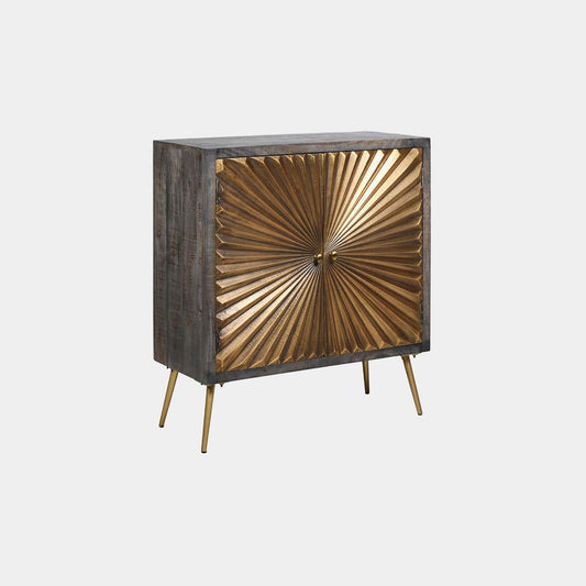 Radiance - Small Sideboard, Painted Brass