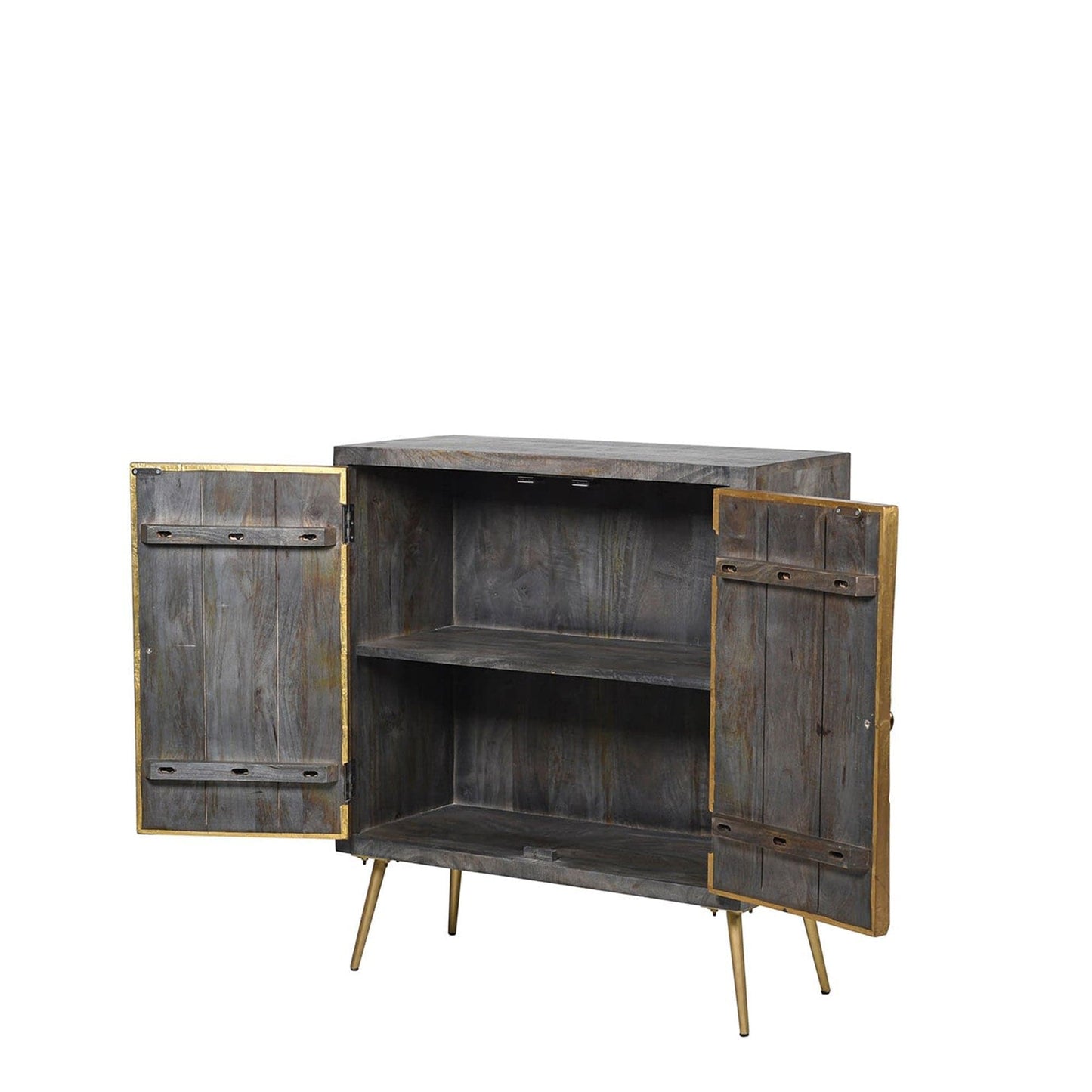 Radiance - Small Sideboard, Painted Brass