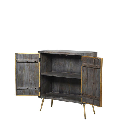 Radiance - Small Sideboard, Painted Brass
