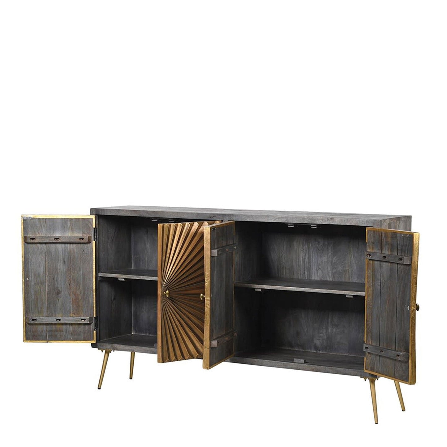 Radiance - Sideboard, Painted Brass