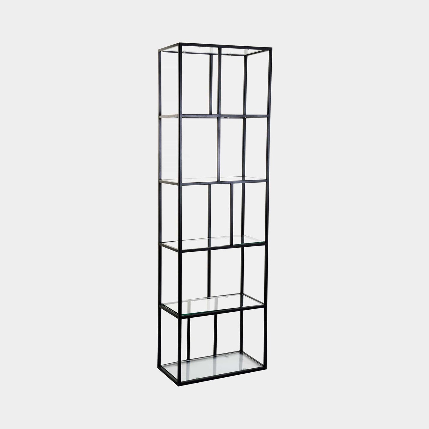 Padua - Bookshelf, Black Steel Frame