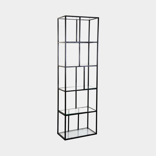 Padua - Bookshelf, Black Steel Frame