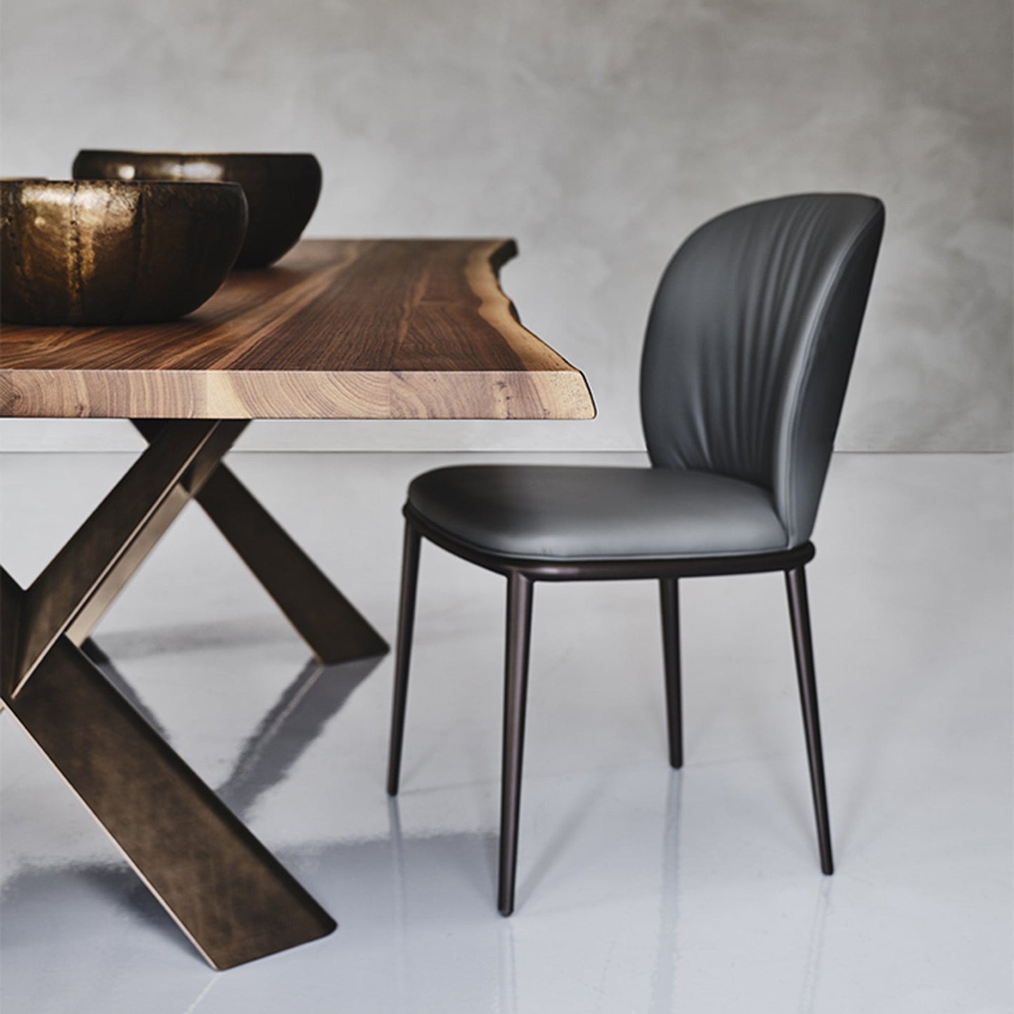 Cattelan Italia Chris ML - Dining Chair In Synthetic Leather