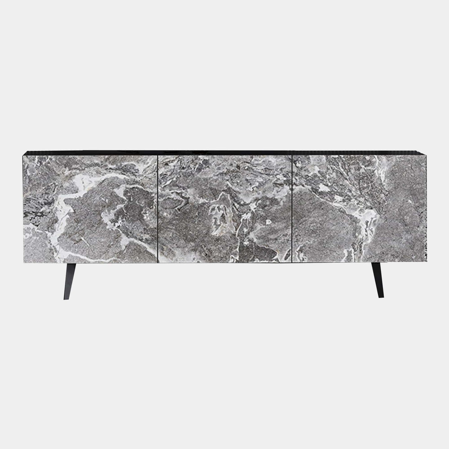 Cattelan Italia Metropol - 3 Door Sideboard, Graphite