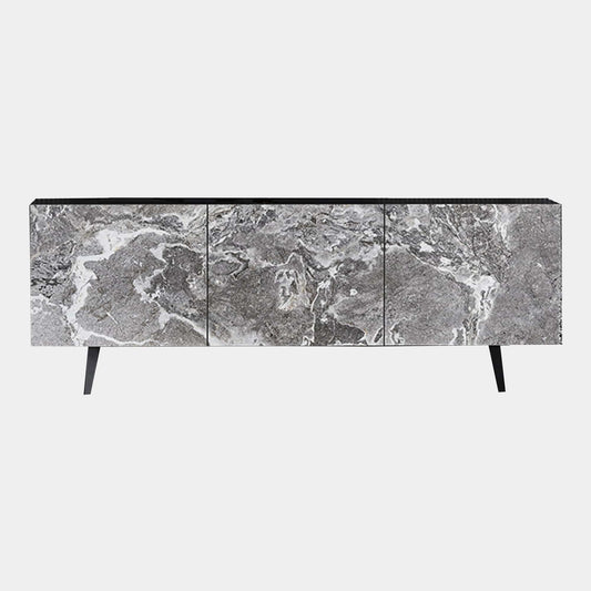 Cattelan Italia Metropol - 3 Door Sideboard, Graphite