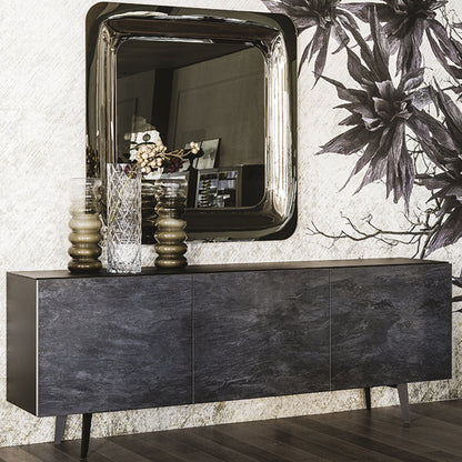 Cattelan Italia Metropol - 3 Door Sideboard,  Black