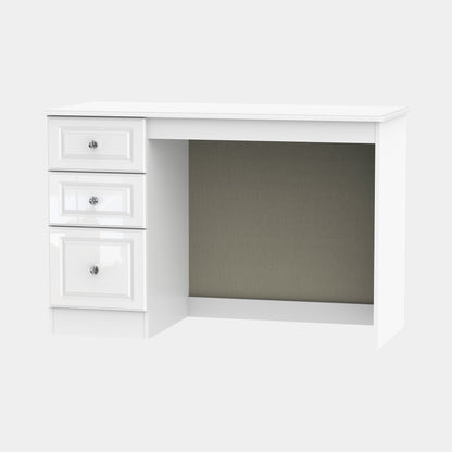 Lincoln - Storage White Gloss Office Desk