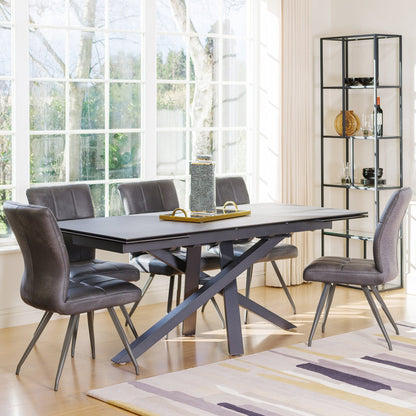 Pescara - Extending Dining Table, Grey