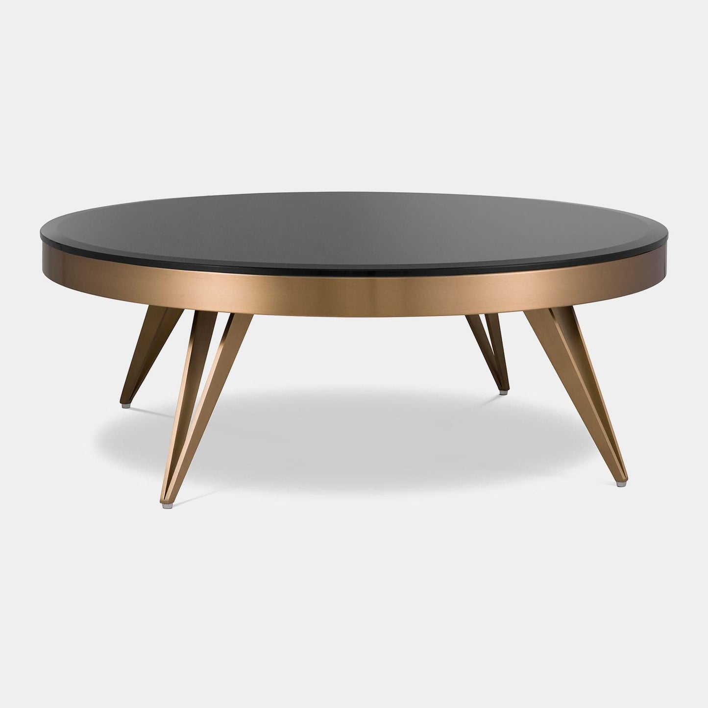 Eichholtz Rocco - Coffee Table In Black Bevelled Glass