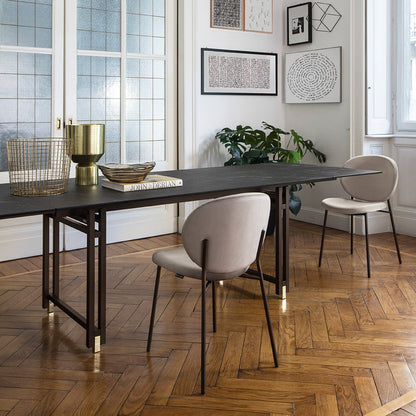 Calligaris Ines - Dining Chair In Velvet Fabric