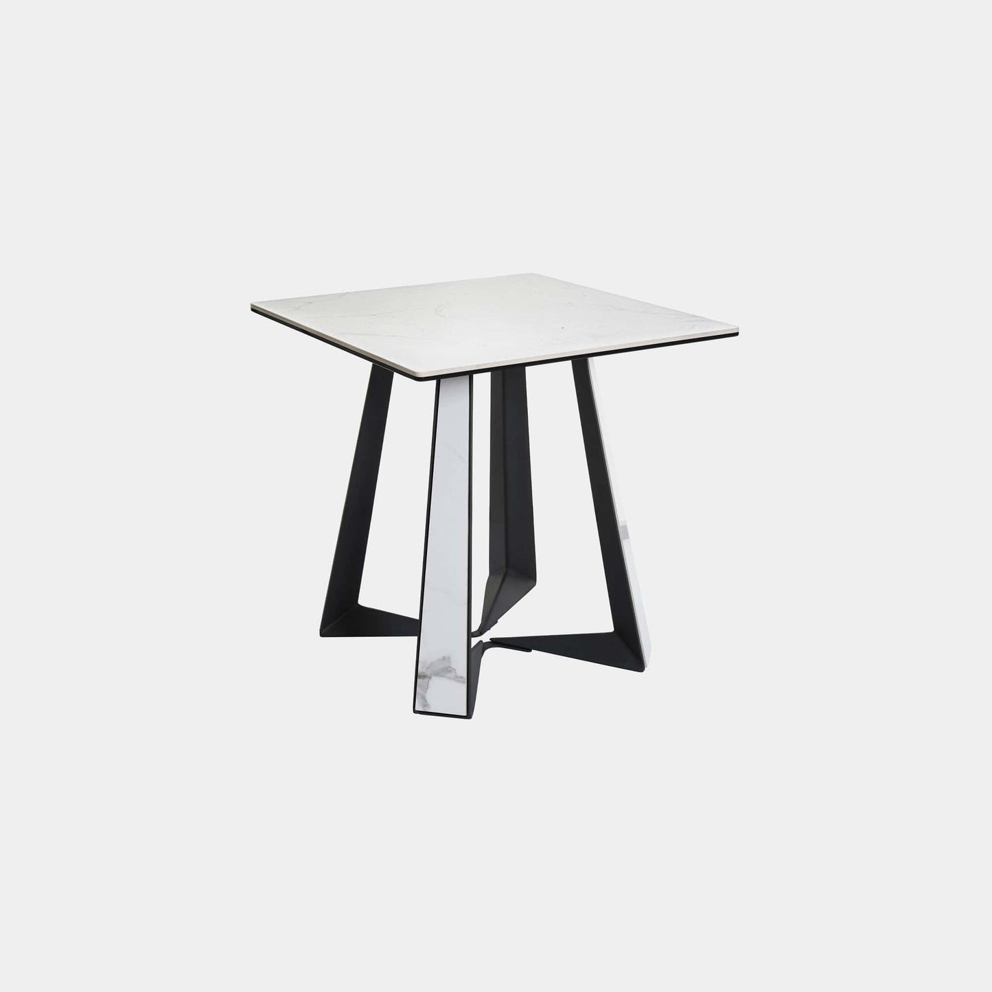 Loreto - Side Table, White Ceramic