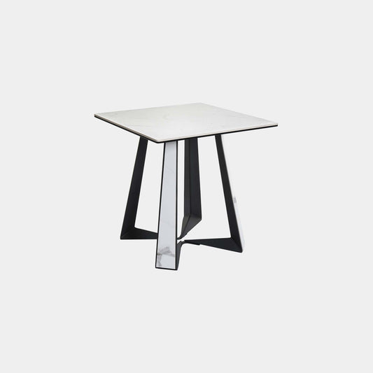 Loreto - Side Table, White Ceramic