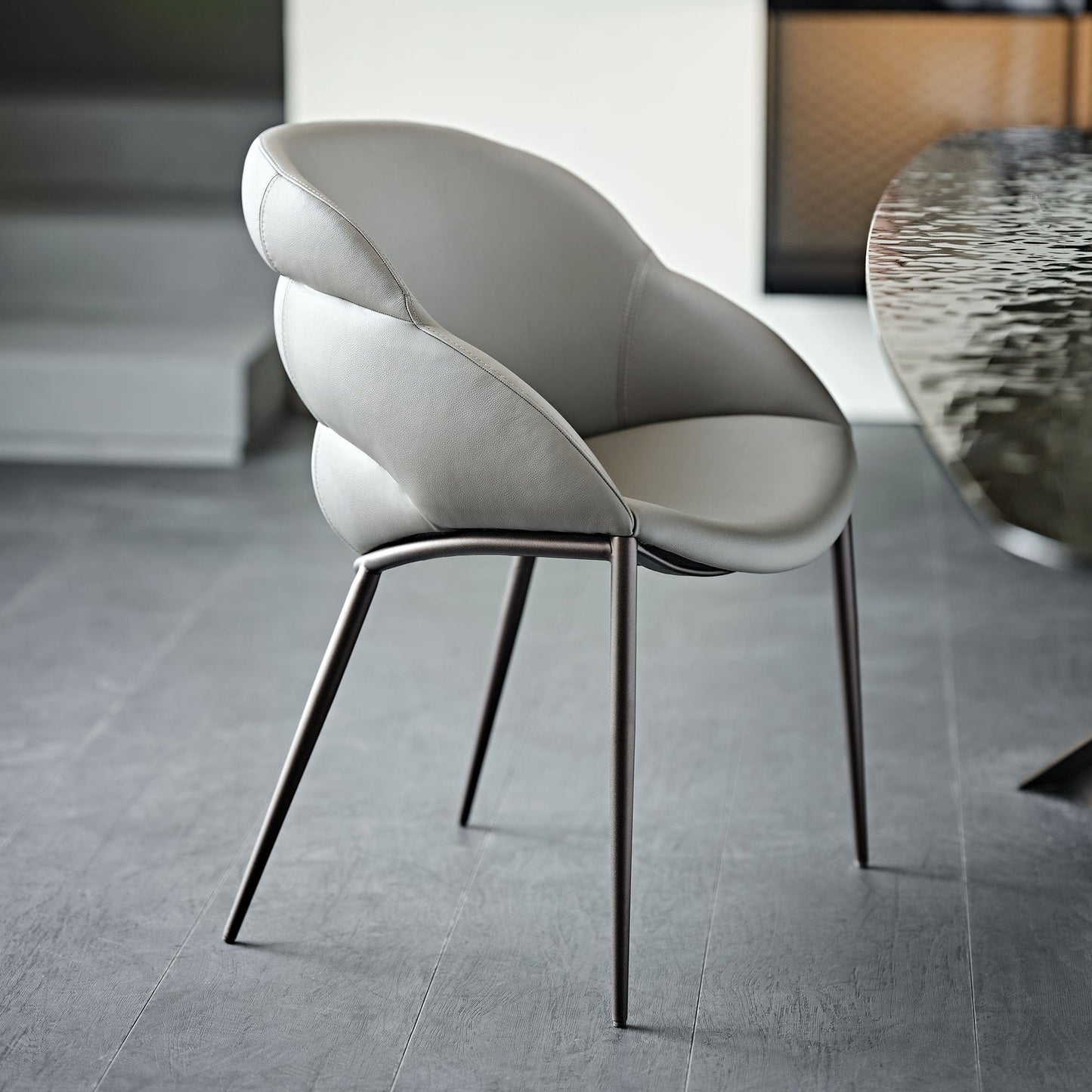 Cattelan Italia Camilla ML - Dining Chair In Faux Leather
